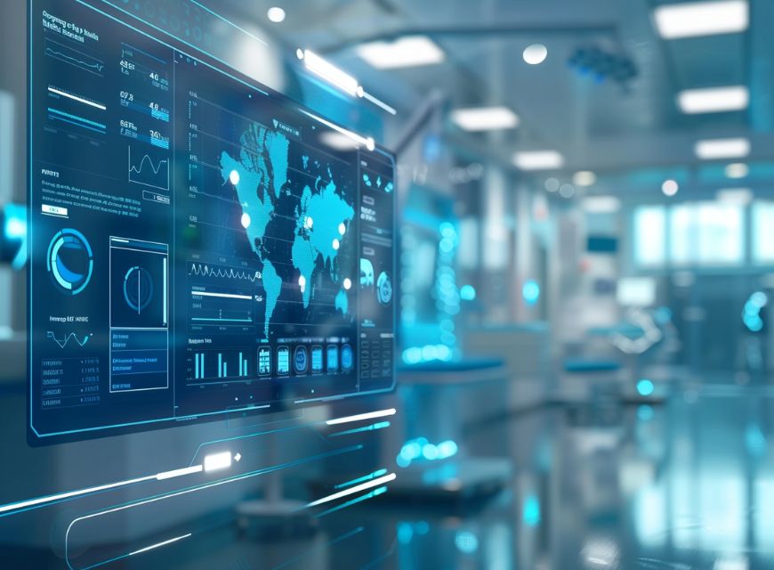 AI in healthcare dashboard